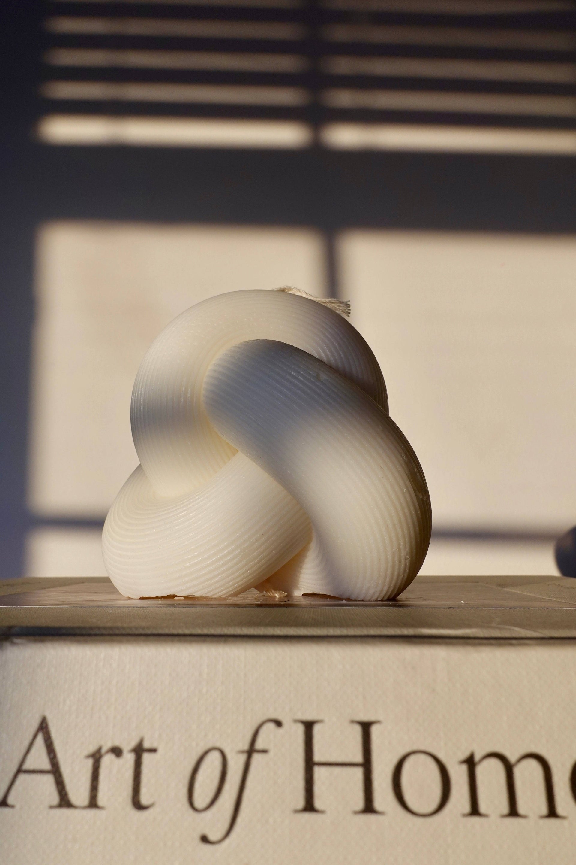 Infinity Knot Candle - The Sculpted Flames 